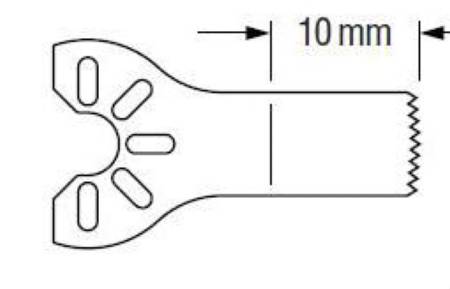 Stryker Saw Blade Sagittal 9 Cutting Edge X 31 Cutting Depth X 0.51 Material Thk mm Medium, Radial Edge, Fine Tooth - M-349315-4195 - Each