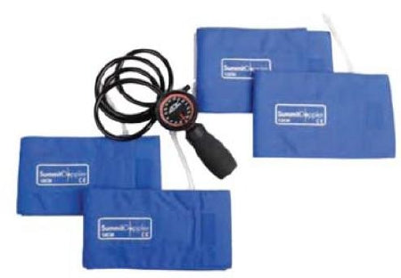 Cooper Surgical Aneroid Sphygmomanometer with Cuff 2-Tube Handheld Small Adult / Child Multi Cuff Pack