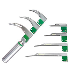 Sun Med Laryngoscope Set GreenLine® D™ Macintosh / Miller Blade