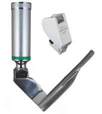 Sun Med Laryngoscope Handle GreenLine® Greenline FiberOptic X-Large Handle
