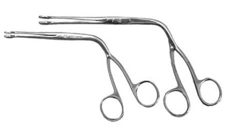 Sun Med Forceps Magill Adult Stainless Steel Finger Ring Handle Straight Open Tip - M-684300-3354 - Each