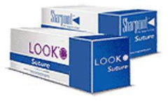 Suture without Needle LOOK® Braided Silk Nonabsorbable Uncoated Size 3 - 0 100 Yard Spool