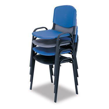 Safco Side Seating Stack Chair Cart ,1 Each - Axiom Medical Supplies