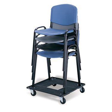 Safco Side Seating Stack Chair Cart ,1 Each - Axiom Medical Supplies