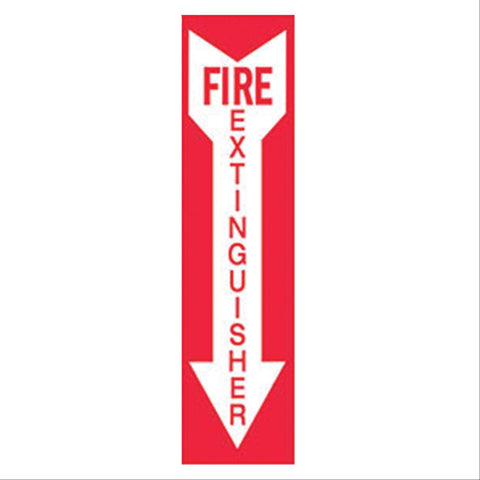 Safety Sign Inserts Fire Extinguisher ,6 / pk - Axiom Medical Supplies