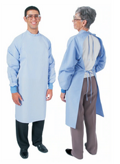 Fisher Scientific Protective Procedure Gown DenLine™ Protection Plus™ Large Ceil Blue NonSterile AAMI Level 2 Reusable - M-1088665-1963 - Each