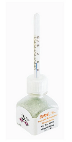 Fisher Scientific Liquid-in-Glass Verification Thermometer Durac® Plus™ Celsius 25° to 45°C Partial Immersion Free-standing Does Not Require Power - M-863500-2956 - Each