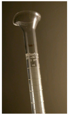 Fisher Scientific Graduated Cylinder Fisherbrand Class B / Heavy Round Base Borosilicate Glass 10 mL - M-870001-1994 | Case of 24