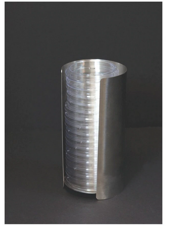 Fisher Scientific Media Plate Holder Stainless Steel, 15 Plate Capacity For 100 mm Media Plates - M-785458-3836 - Each