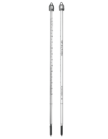 Fisher Scientific Liquid-in-Glass Thermometer Fisherbrand™ Celsius -20° to +150°C Total Immersion Does Not Require Power - M-1105311-2058 - Case of 25