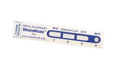 Fisher Scientific INDICATOR, TEMPERATURE DISP WARMMARK 10-34DEG C (100/BX) - M-1118290-1485 - Box of 100