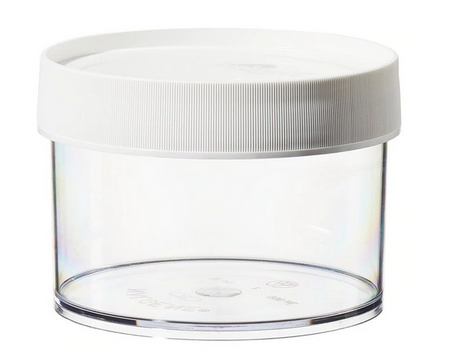 Fisher Scientific Jar Nalgene™ Straight Sided / Wide Mouth Polycarbonate 500 mL (16 oz.) - M-809589-3066 - Pack of 4
