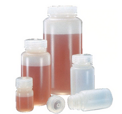 Fisher Scientific Bottle Nalgene™ Economy / Wide Mouth HDPE 60 mL (2 oz.) - M-905001-2633 - Case of 72