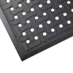 Scrub Station Safety Mat 3'W x 5'L x 3/8" Thick • Black ,1 Each - Axiom Medical Supplies