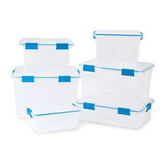 Sealed Storage Containers 37qt / 35L • 7"W x 24"L x 8"H ,1 Each - Axiom Medical Supplies
