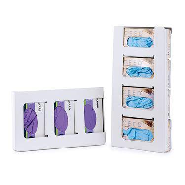 MarketLab Seamless Antimicrobial Glove Box Dispenser Quad • 10.125"W x 4"D x 21.625"H ,1 Each - Axiom Medical Supplies