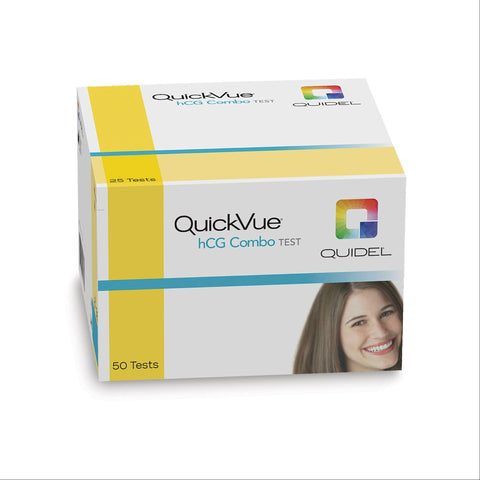 Serum or Urine hCG Pregnancy Test QuickVue Serum/Urine hCG Test • CLIA Waived ,30 / pk - Axiom Medical Supplies