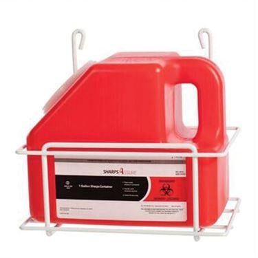 Mounting Bracket for Sharps Retrieval Containers Bracket for 1.5qt Sharps Container ,1 Each - Axiom Medical Supplies
