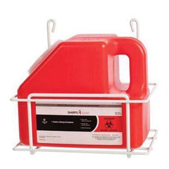 Mounting Bracket for Sharps Retrieval Containers Bracket for 1.5qt Sharps Container ,1 Each - Axiom Medical Supplies