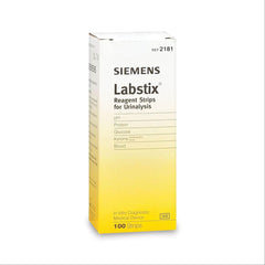 Siemens Labstix Reagent Strips Rapid Test Labstix Reagent Strips, CLIA Waived ,100 per Paxk - Axiom Medical Supplies