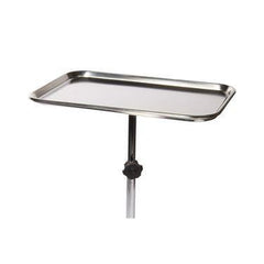 Single Post 5 Caster Base Mayo Stand Mayo Stand • Single Post • 5 Caster Base • 20"W x 19"L x 28"-48"H ,1 Each - Axiom Medical Supplies