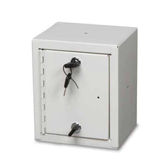 Single Door Double Lock Narcotics Cabinet Baked Enamel • 18"W x 8"D x 15"H ,1 Each - Axiom Medical Supplies