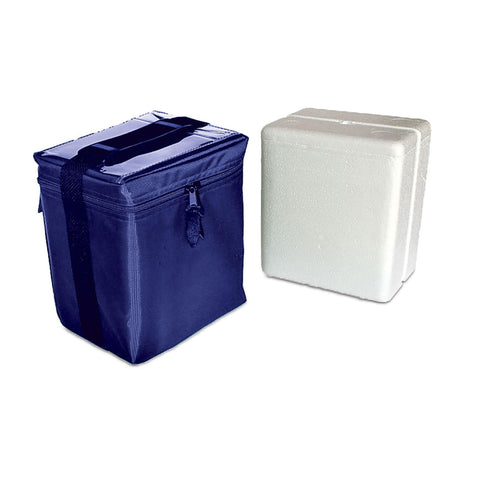 Single Insulated EPS Totes Small • 11"W x 8.5"D x 9"H ,1 Each - Axiom Medical Supplies