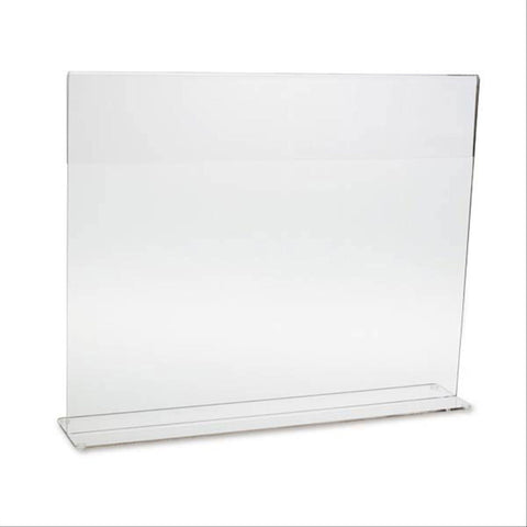 MarketLab Sink Splash Guard with Sign Holder With Sign Holder • 23.625"L x 4.5"W x 19.25"H ,1 Each - Axiom Medical Supplies
