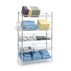 Slanted Shelves and Dump Bins Combo Unit 48"W x 18"D x 74"H ,1 Each - Axiom Medical Supplies