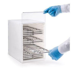 MarketLab Slide Tray Storage Rack MarketLab Slide Tray Storage Rack • 8"W x 12.5"D x 12"H ,1 Each - Axiom Medical Supplies