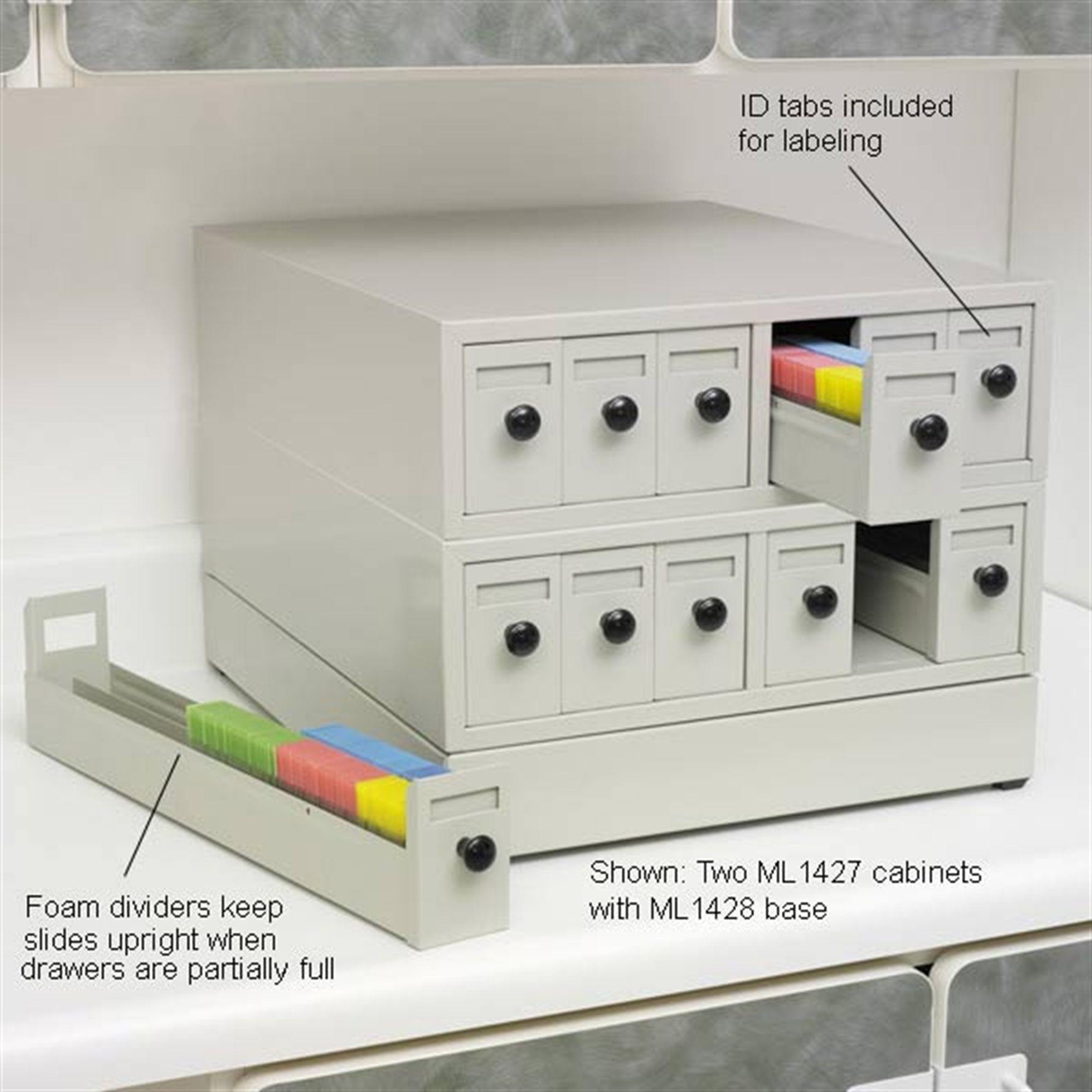Slide Storage Cabinet Slide Storage Base • 15.75"W x 18.75"D x 2.625"H ,1 Each - Axiom Medical Supplies