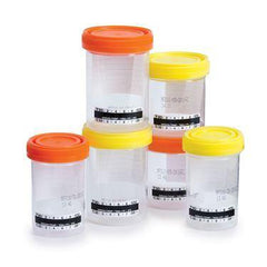 Specimen Containers with Temperature Strip 90mL Specimen Container with Temp Strip ,100 per Paxk - Axiom Medical Supplies
