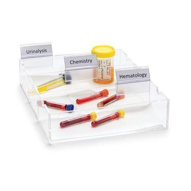 Specimen Processing Organizer 3-Section • 13"W x 10"L x 2.75"H ,1 Each - Axiom Medical Supplies