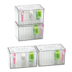 Stack-n-Connect Label Dispensers 20-Roll (no dividers) • Accommodates 500-label rolls • 15.75"W x 4.75"D x 4.325"H ,1 Each - Axiom Medical Supplies