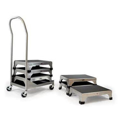 Stacking Step Stool Cart Stacking Step Stool Cart • 21"L x 14"W x 39"H ,1 Each - Axiom Medical Supplies