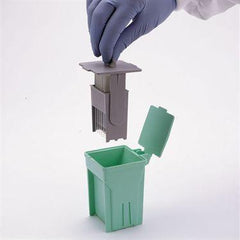Stain Train Jar System Vertical Slide Staining Rack • Gray • 2.5"L x 2.5"W x 4"H ,6 / pk - Axiom Medical Supplies