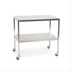 Stainless Steel Instrument Table with Shelf 60"L x 24"W x 34"H ,1 Each - Axiom Medical Supplies