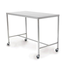 Stainless Steel Instrument Table with H-Brace 60"L x 24"W x 34"H ,1 Each - Axiom Medical Supplies