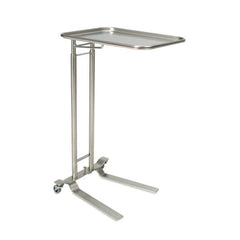 Stainless Steel Mayo Stand with Large Tray With Large Tray • Tray size: 21"L x 16"W ,1 Each - Axiom Medical Supplies