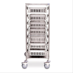 Stainless Steel Pharmacy Carts 5" Basket • 5"H x 22"D ,1 Each - Axiom Medical Supplies