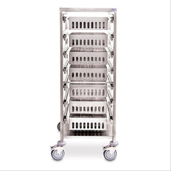 Stainless Steel Pharmacy Carts Long Dividers Set for 10" Basket ,1 Each - Axiom Medical Supplies