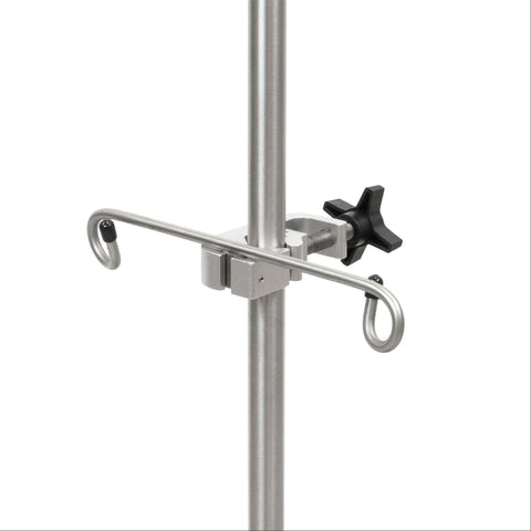 Universal Stainless Steel Stat Hanger for IV Poles Stainless Steel Stat Hanger ,1 Each - Axiom Medical Supplies