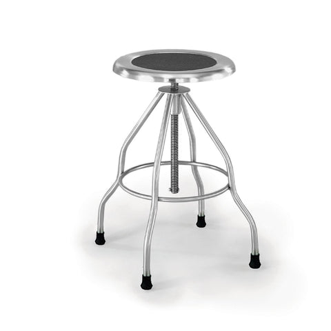 Stainless Steel Stool with Rubber Tips With Crutch-Style Rubber Tips ,1 Each - Axiom Medical Supplies