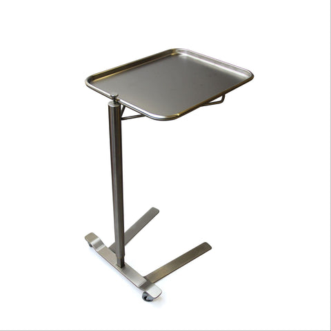 Stainless Steel Thumb Control Mayo Stand 16.25" W x 21.25" L Tray Size ,1 Each - Axiom Medical Supplies