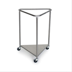 Stainless Steel Triangular Hamper 18"Dia ,1 Each - Axiom Medical Supplies