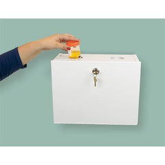 MarketLab Steel HIPAA Compliant Specimen Drop Box Steel ,1 Each - Axiom Medical Supplies