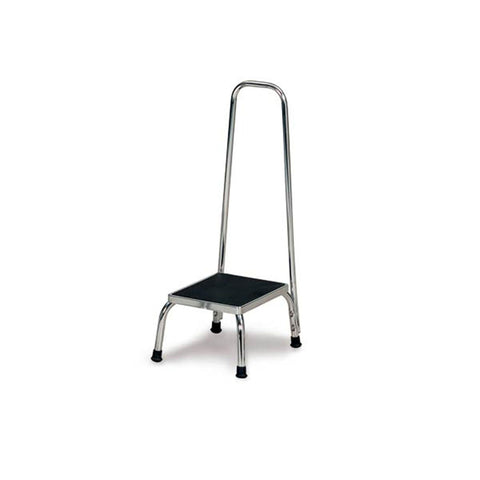 Step Stool with Handrail Step Stool with Hand Rail • 14.25"W x 11.25"D x 9"H ,1 Each - Axiom Medical Supplies