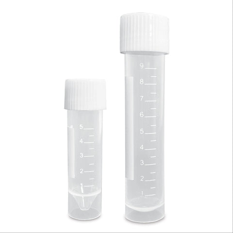 Sterile Transport Tubes with Attached Screw Caps 10mL • 16mm x 60mm ,1000 Per Pack - Axiom Medical Supplies