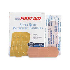 Sterile Waterseal Adhesive Bandages Sterile Waterseal Strips ,50 / pk - Axiom Medical Supplies