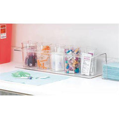 Sundry Jars and Racks Acrylic Jars and Lids ,5 / pk - Axiom Medical Supplies